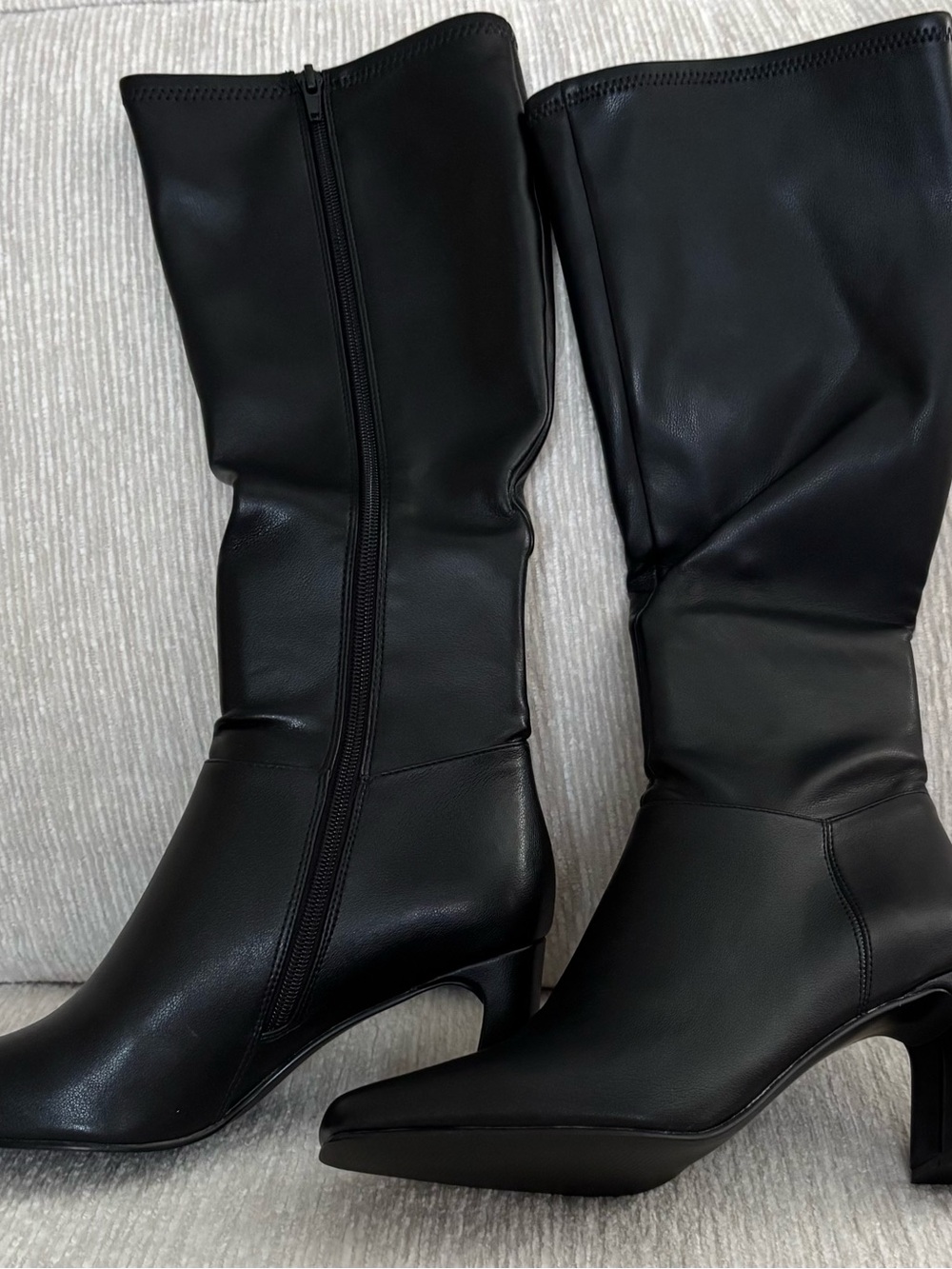 Steve Madden Hunny Knee High Boots Black Size 8.5 New in Box - Picture 9 of 12